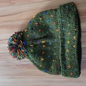NWOT Hand Knit Woolen Hat
